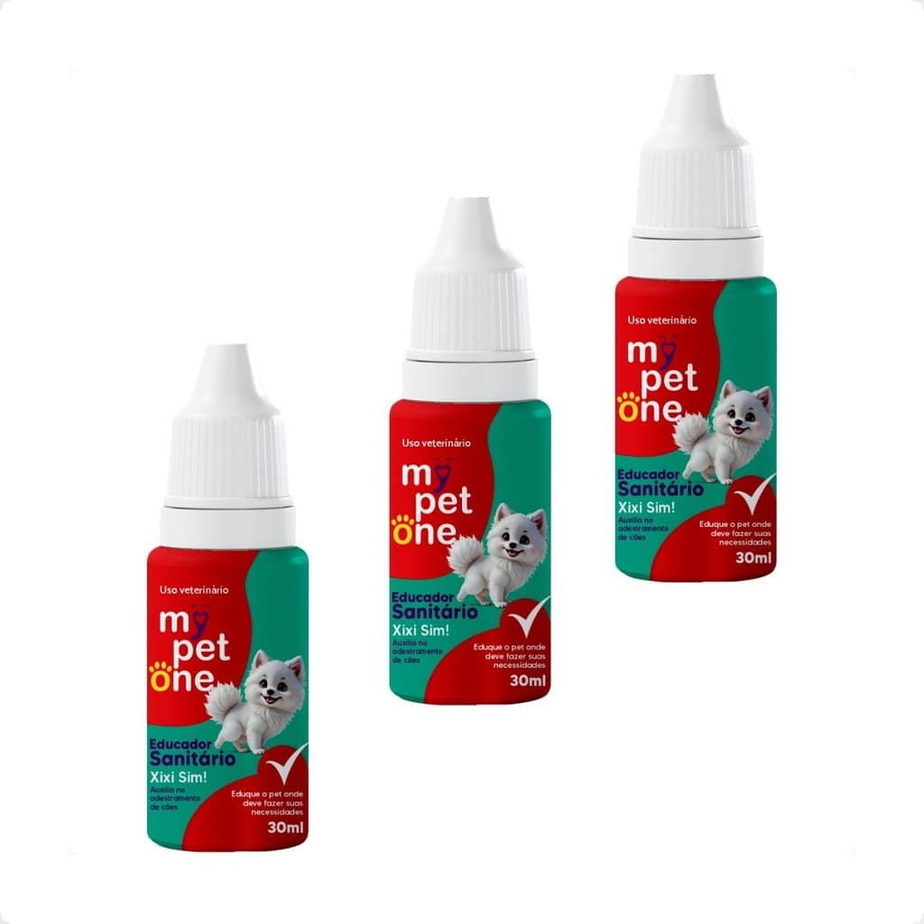 Kit 3 Educador Sanitário Xixi Sim Mypetone - 30mL
