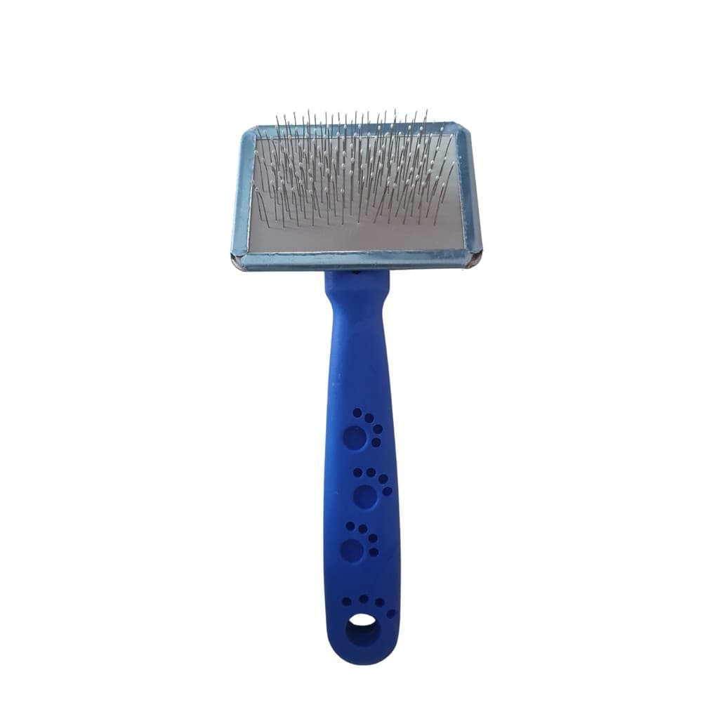 Pente Escova Rasqueadeira Pet Cabo Plastico Tamanho P 14cm