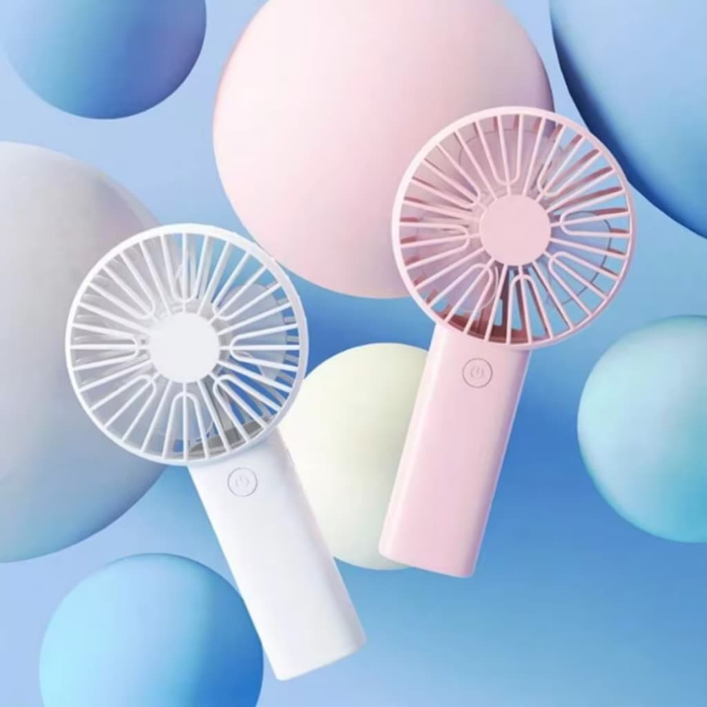 Mini Ventilador Portátil Recarregável Poderoso Ventilador De Mão De 3 Velocidades De Viagem USB
