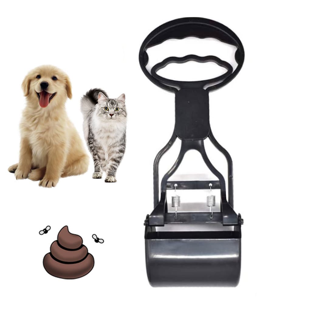 Pa Coletora Coco Fezes Gato Cachorro Cao Pet Sujeira Animal de Estimaçao Coletor Higienico Seguro Pratico Ambiente Limpo