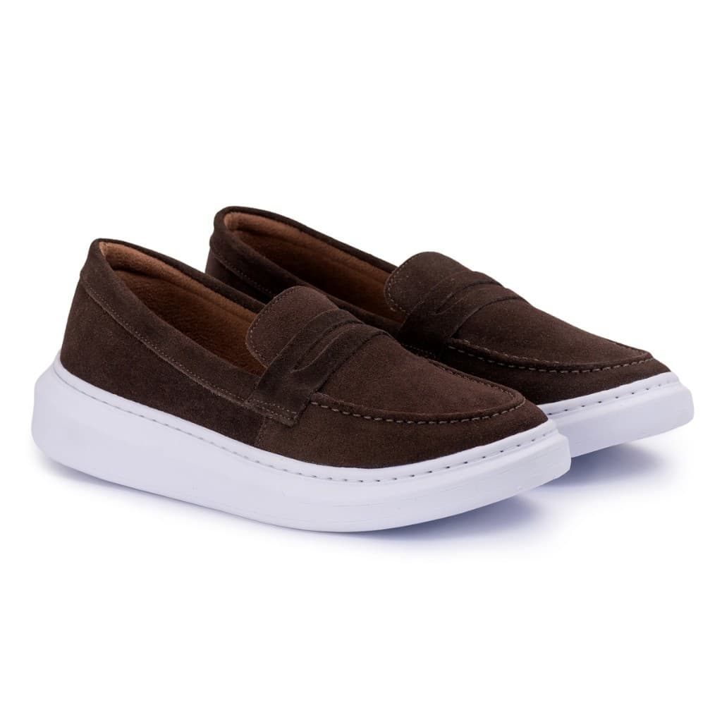 Sapato Oxford Masculino Loafer Mocassim Broge Premium Costurado