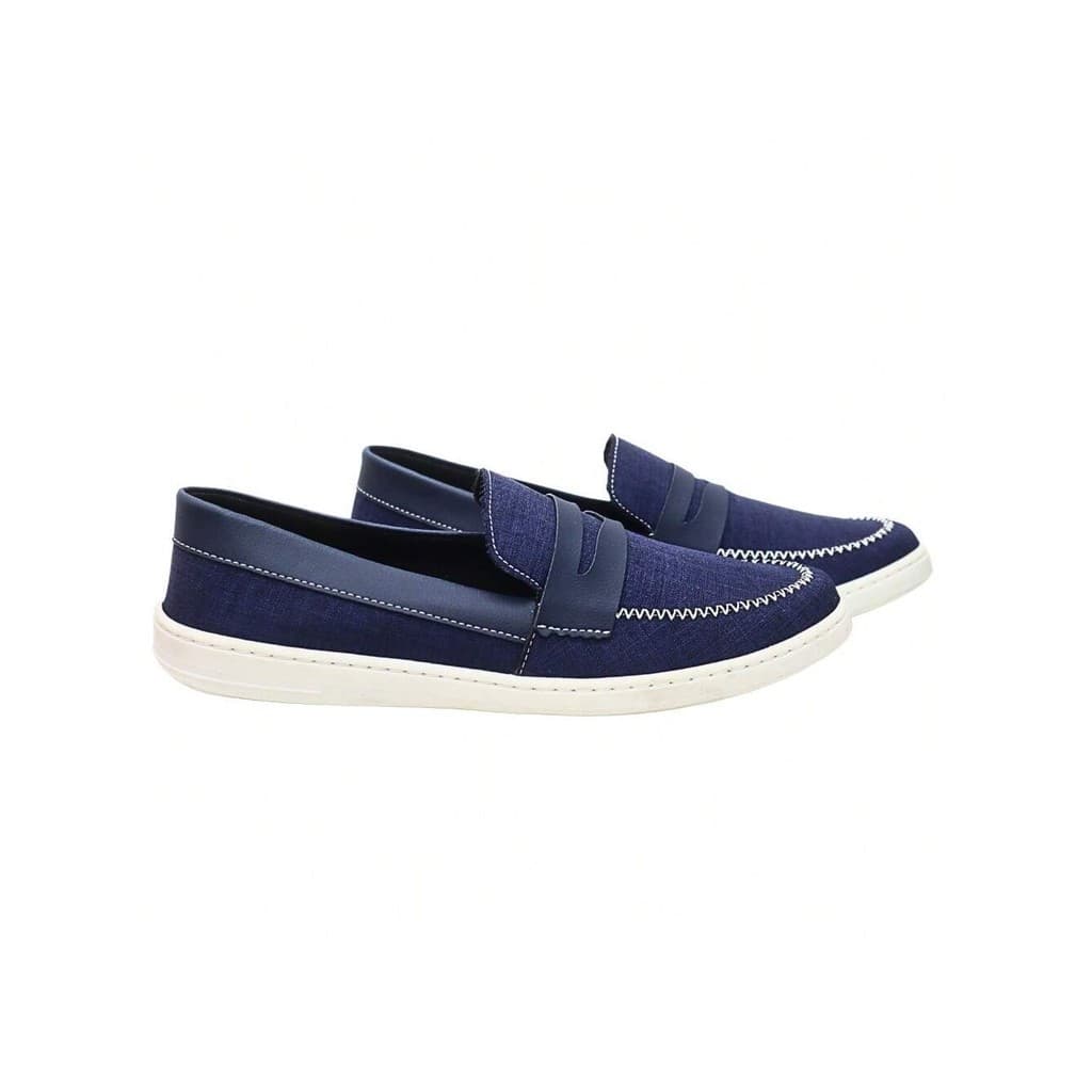 Mocassim Drive Masculino de Tecido Solado Anti-Derrapante
