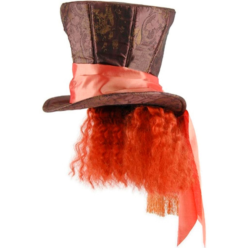 Chapéu Chapeleiro Maluco com Peruca