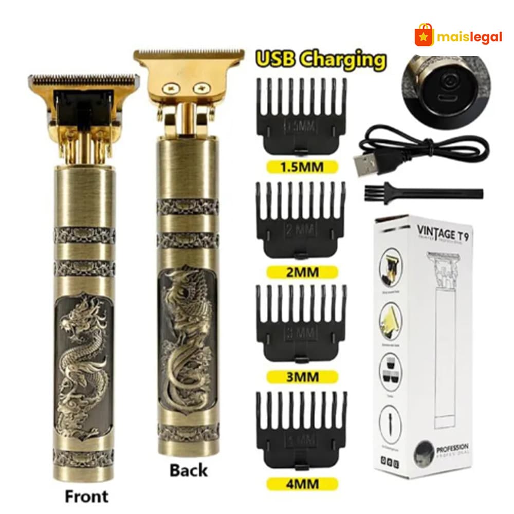 Máquina De Cortar Cabelo Para Barba Masculina Designer Aleatório Elétrico Profissional maquina cortar cabelo