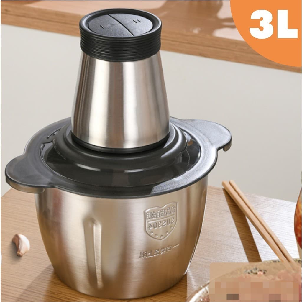 3L Ou 2L Picador De Alimentos Moedor De Carne Mixer Elétrica Processador Cozinha 110V Ou 220V- Pronta A Entrega