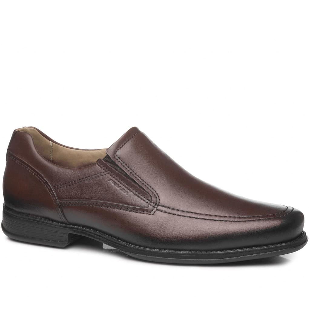 SAPATO PEGADA SOCIAL EM COURO REF 123463 MASCULINO