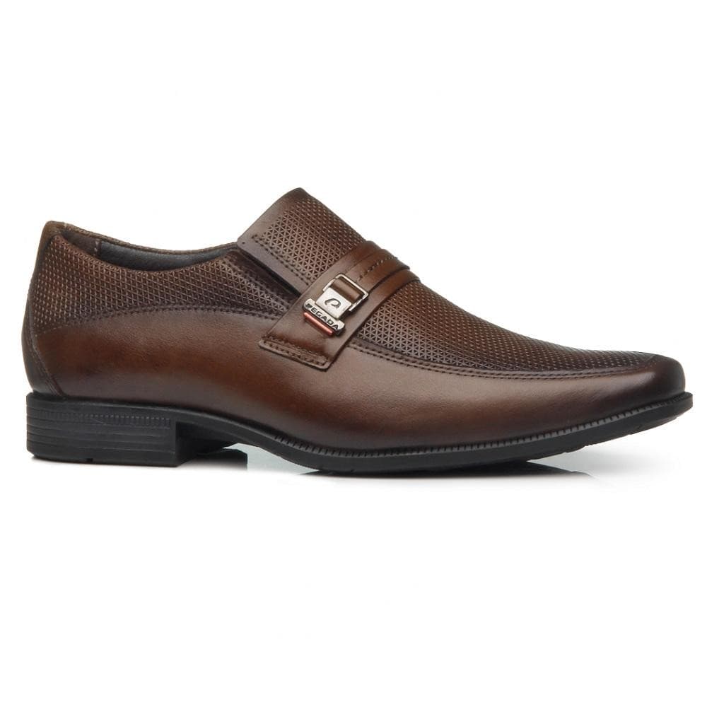 SAPATO PEGADA SOCIAL EM COURO REF 126504 MASCULINO