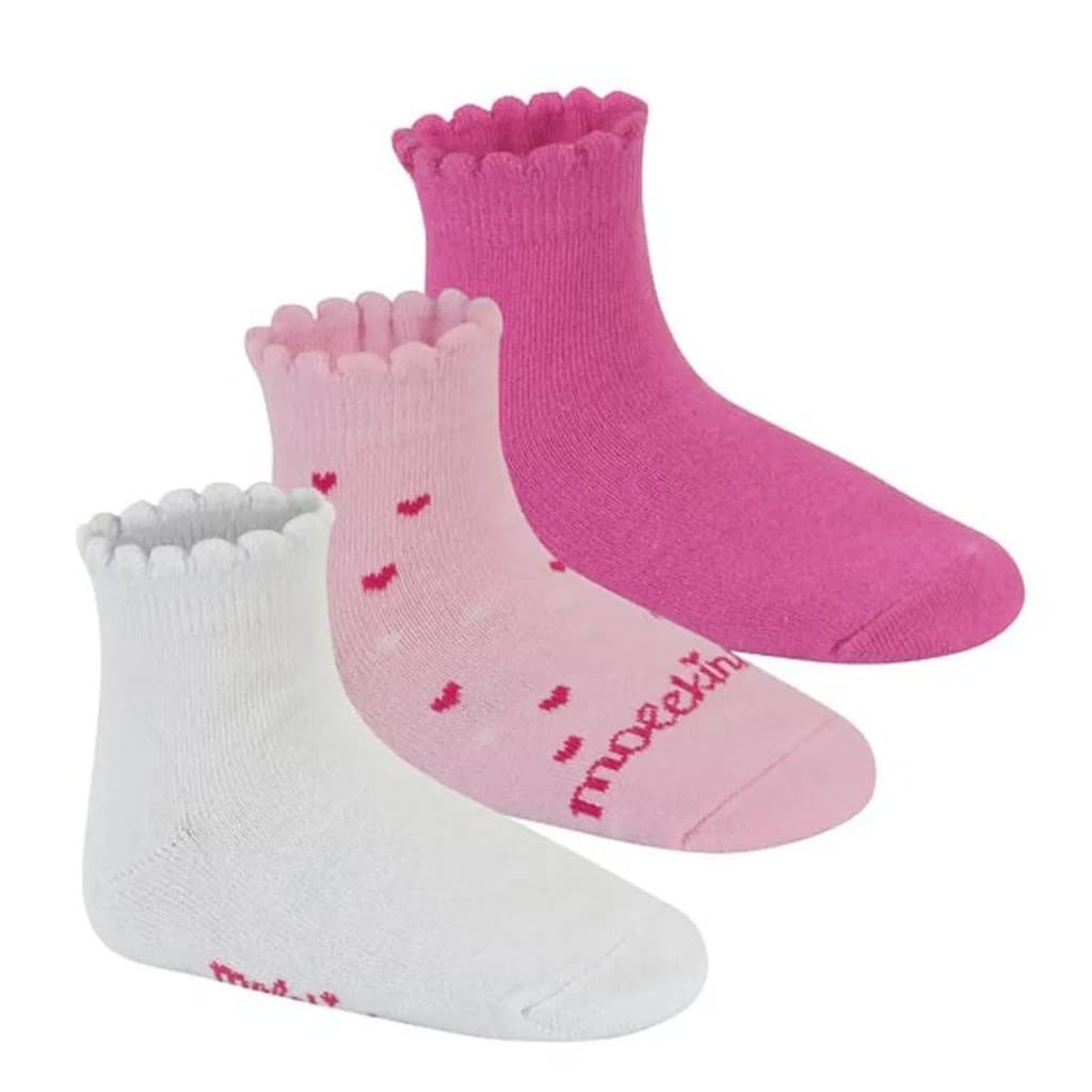 Kit de Meia Coração Infantil Cano Médio Molekinha 1237.1426