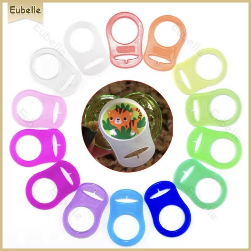 Adaptador Chupeta para prendedor Adaptador Chupeta Bebê silicone Transparente macio para prendedor