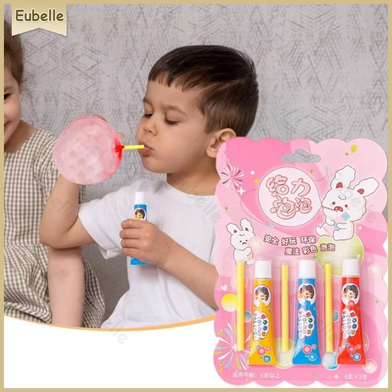 Soprando a água da bolha balão do espaço da cola da Brinquedo Mágica Bubble Colorido Bola Plástico