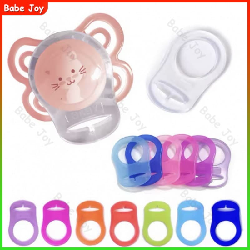 1/3/5pcs Anel Adaptador para Adaptador de Silicone para chupetas De Chupeta De Bebê Transparente Para Anéis