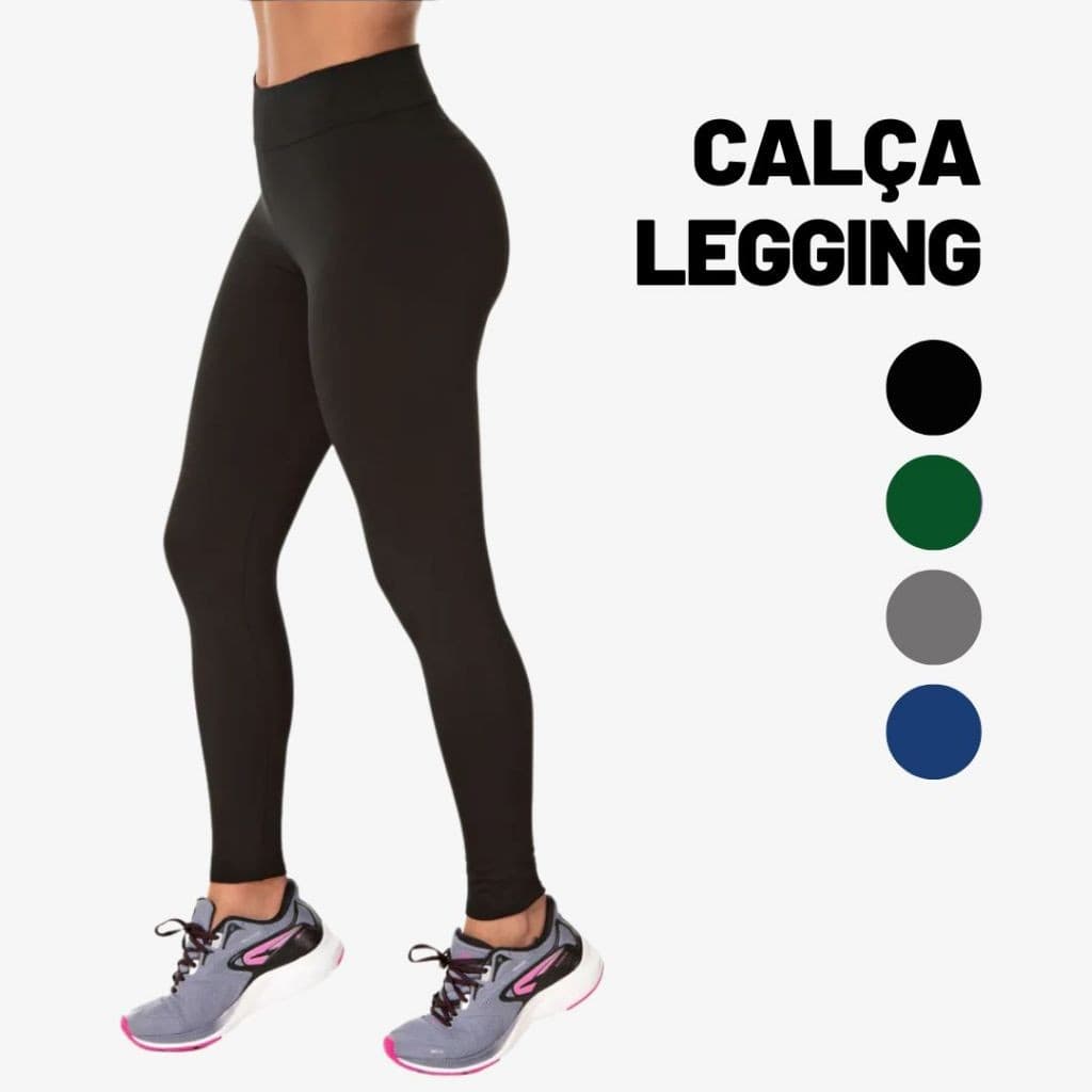 Calça Legging Academia Cintura Alta para Musculação