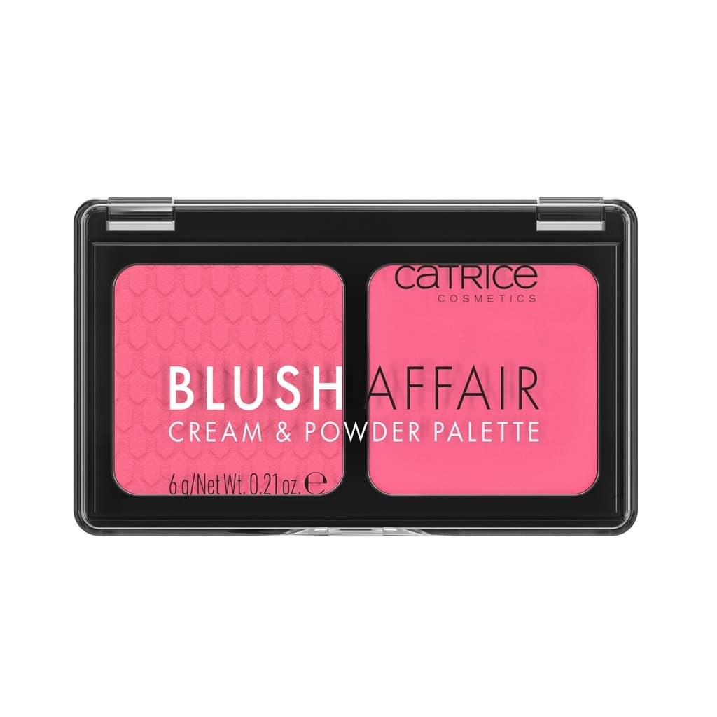 Paleta de Blush creme e pó Catrice Blush Affair 020 Pleasing Pink