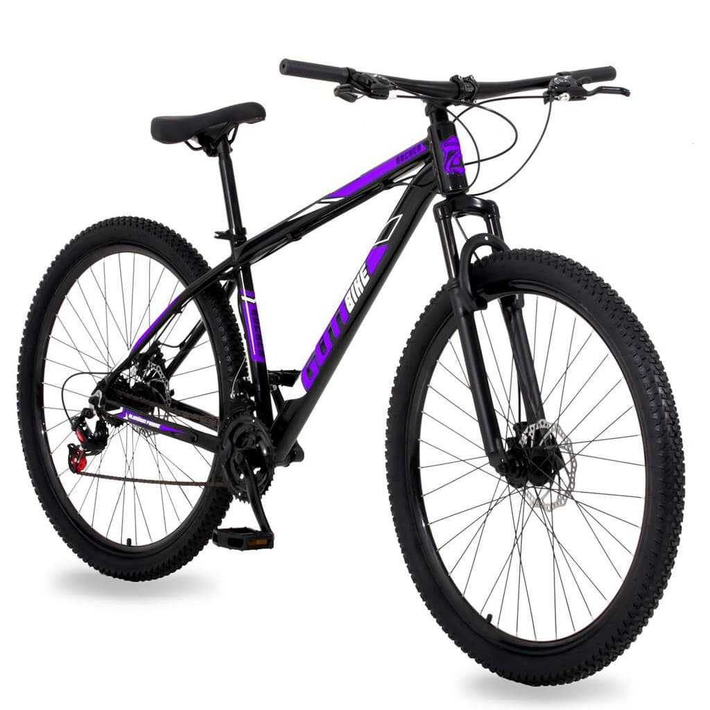 Bicicleta Aro 29 Alumínio 24v Rocker Freio a Disco Susp Gott