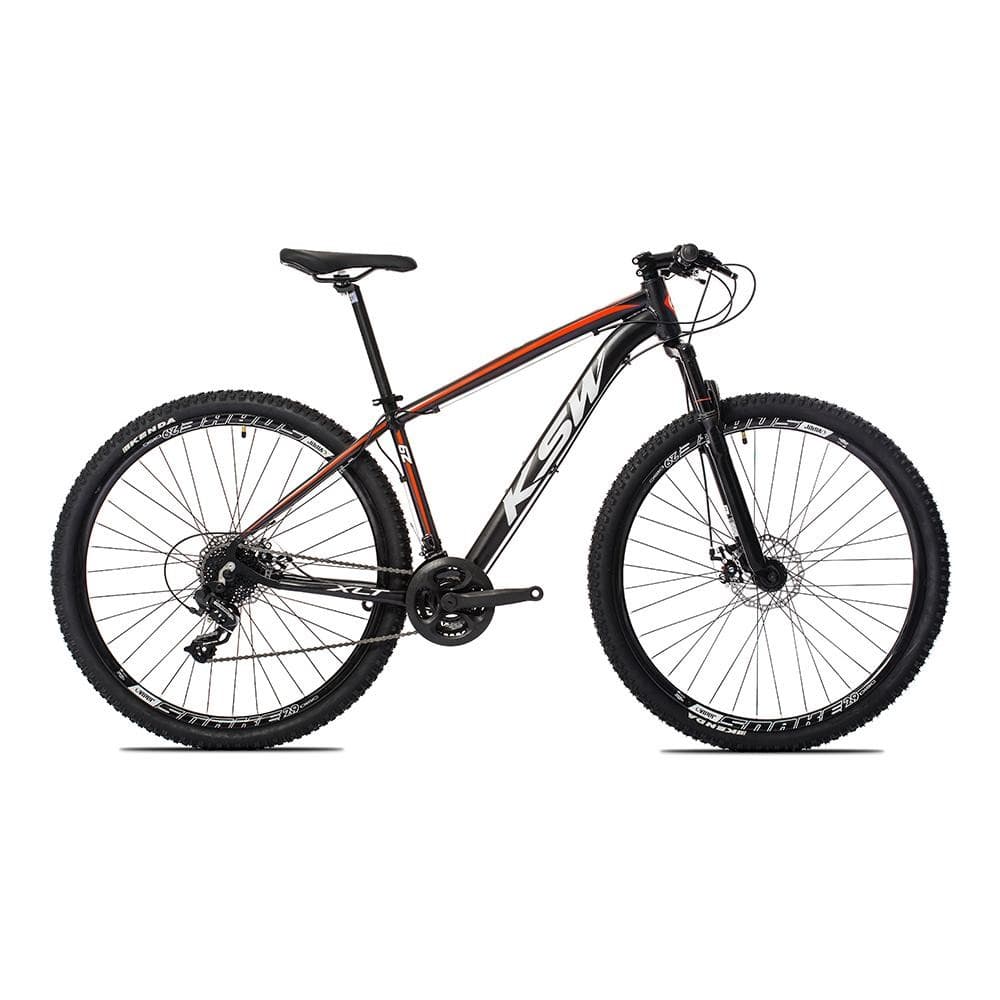 Bicicleta Aro 29 Ksw 24 Marchas Freio A Disco E Cubo K-7