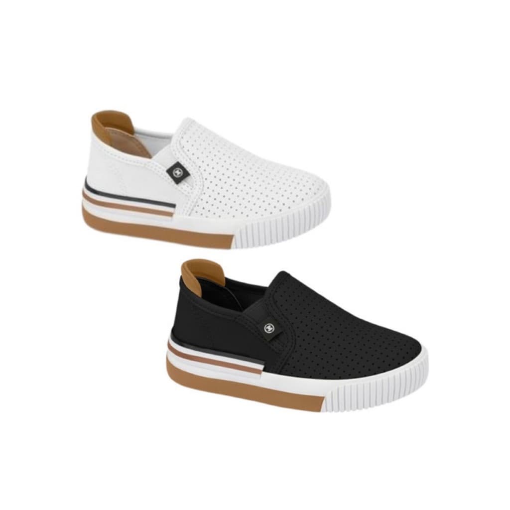 Tenis Infantil Casual Menino Calce Facil Molekinho Antiderrapante Original 2615
