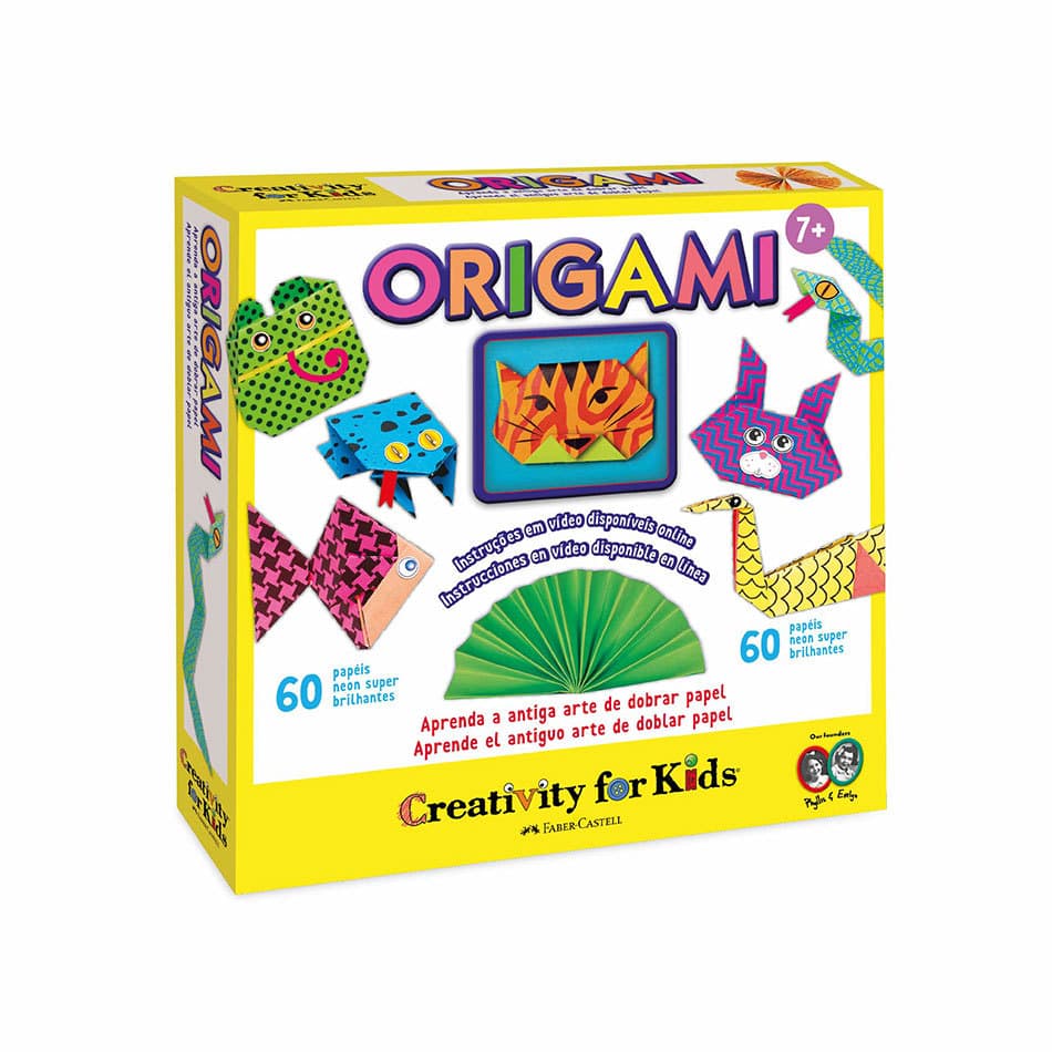 Kit origami com 60 folhas Creativity for Kids 1795900 Faber-Castell