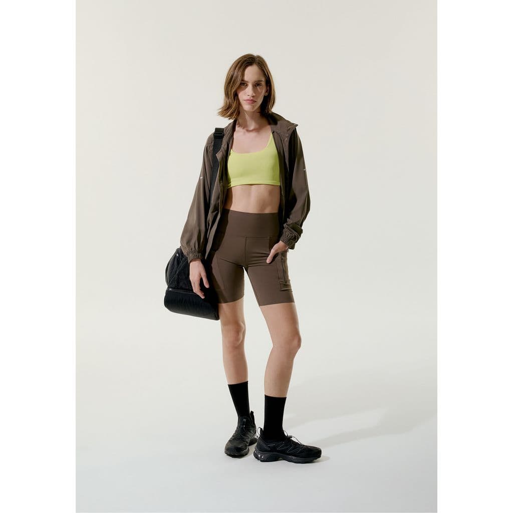Bermuda Ciclista Feminina 6 Bolsos Com Corte A Laser