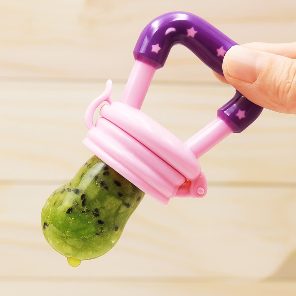 Chupeta Alimentadora Bebe Mordedor Bebê Silicone Sensorial Porta Fruta Introdução Alimentar Criança