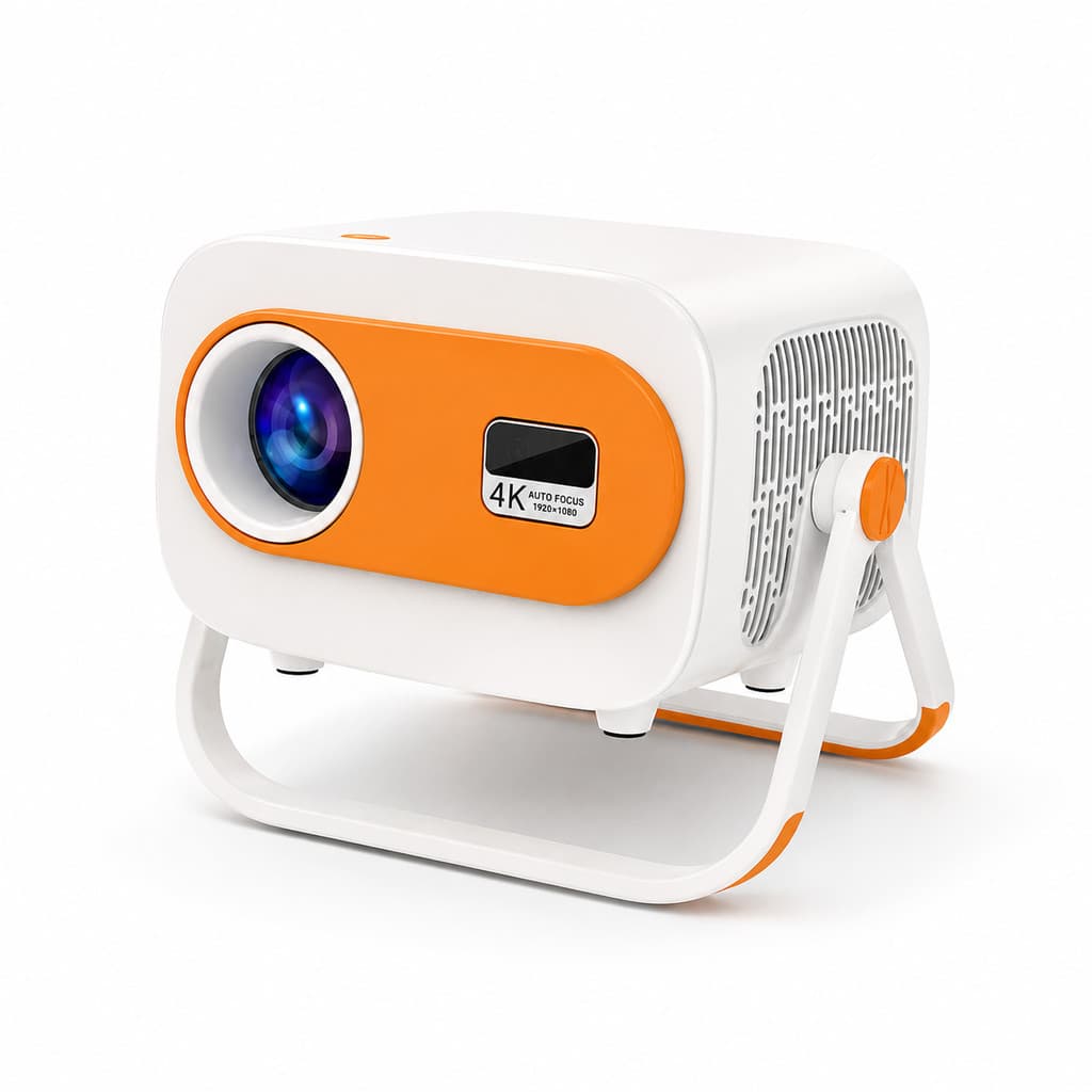Mini Projetor Smart JY325 4K Home Theater 1080P Portátil WiFi Bluetooth Android 3D