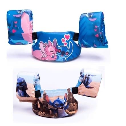 Boia Colete Flutuante Stitch e Angel