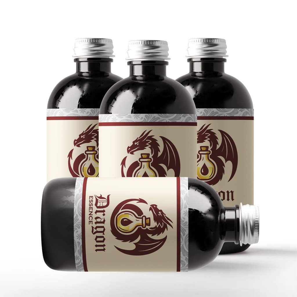 Kit 4 Essências Aromáticas Lipossolúveis (Óleo) 100ml – Dragon Essence | +250 Opções Disponíveis