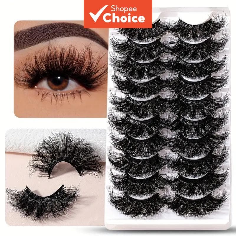 Cílios Postiços 8D Fofos Reutilizáveis , Macios , Premium , Aparência Natural , Sem Sensação Barata , Cluster Único , De