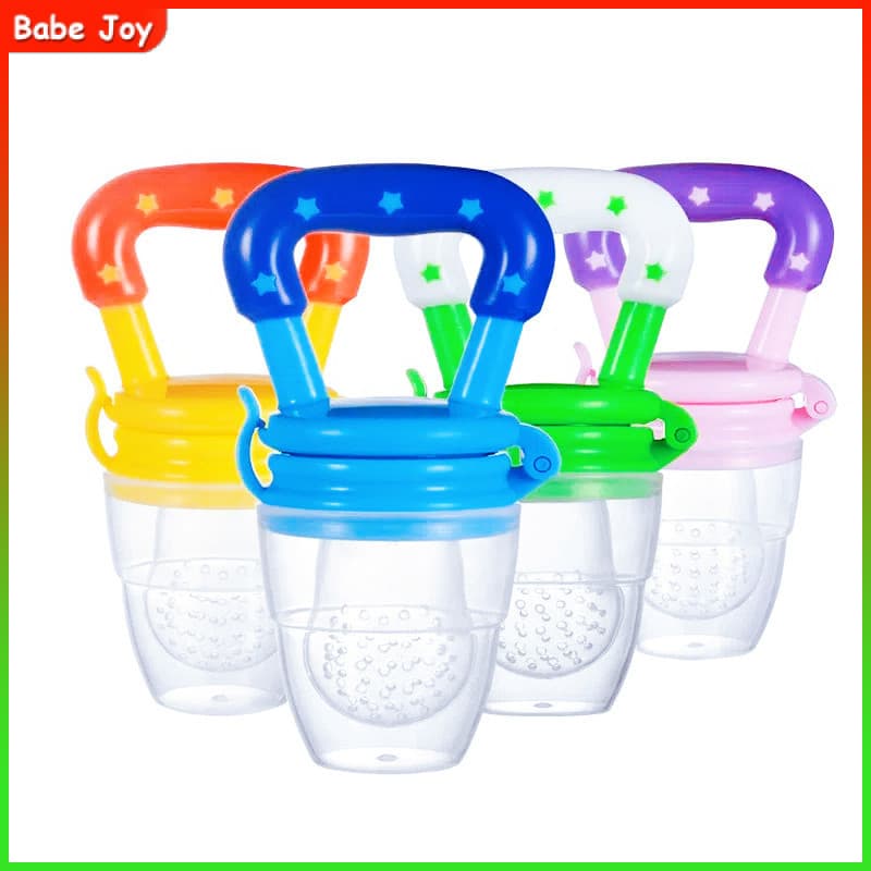 Fruta Alimentadora Mordedora para Bebê Suplemento Alimentício Suco Extrator De Copo Chupeta Molars
