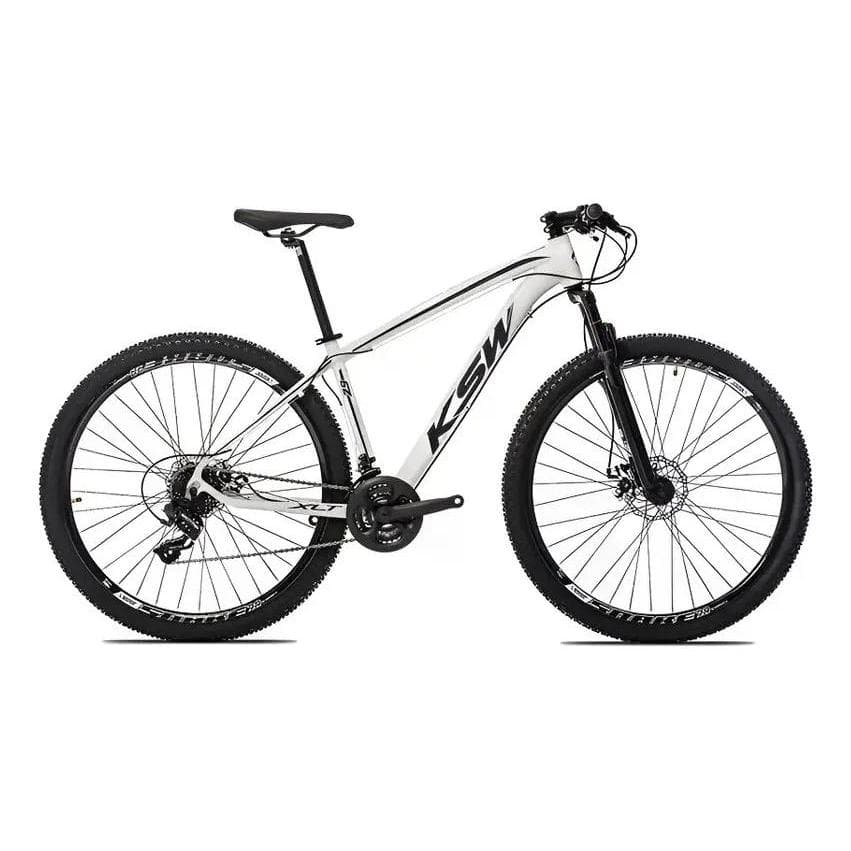 Bicicleta Aro 29 Ksw Alumínio 24v Cambio Dianteiro Shimano 2 Branco 19