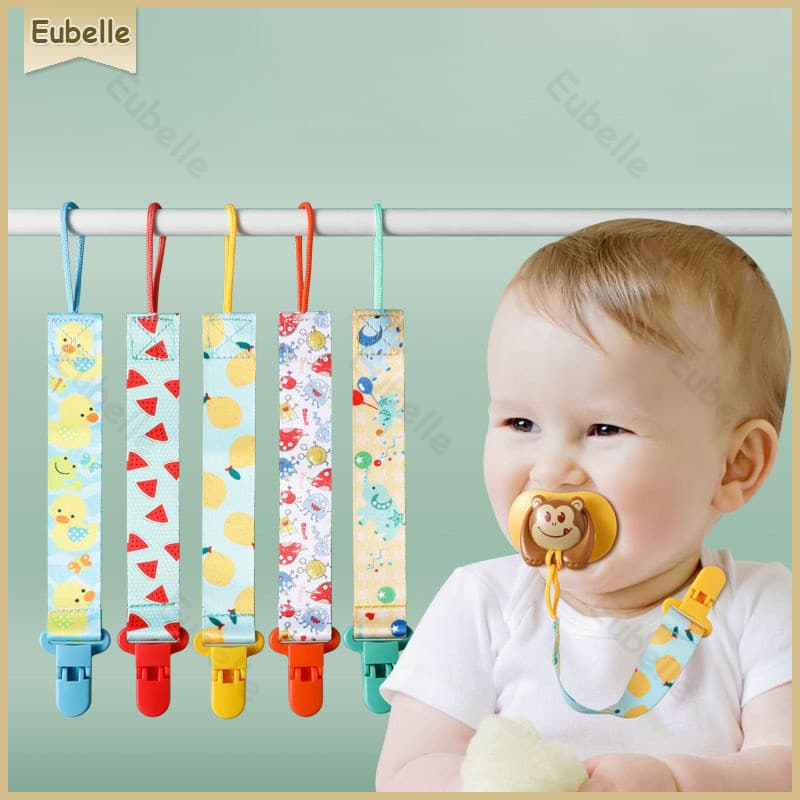 3 Prendedores De Chupeta Com Porta-Corrente para Bebê Chupeta Menino e Menina Brinquedo Anti-Queda
