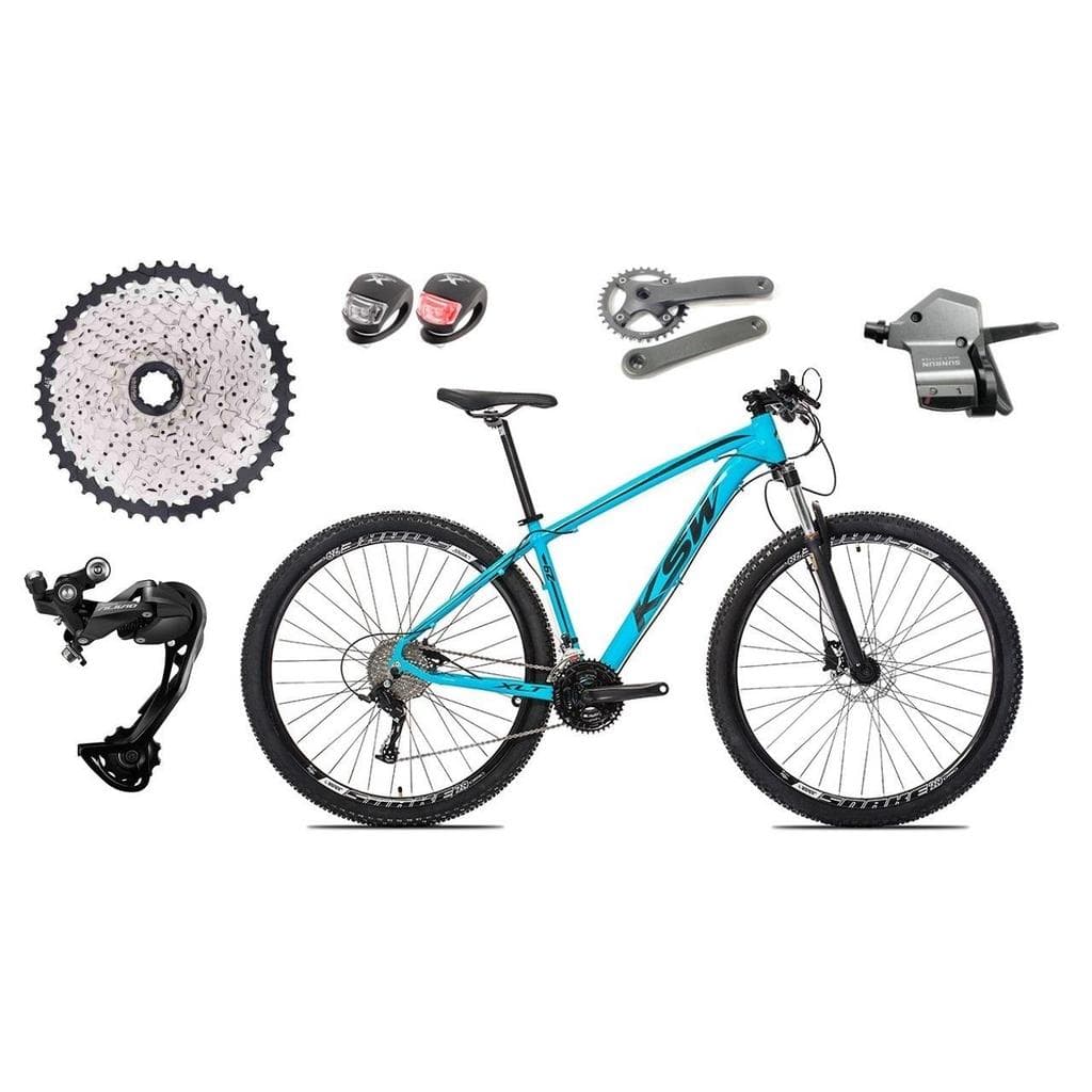 Bicicleta 29 Ksw 1x9v Alivio Trava Freio Hidráulico K7 11/40