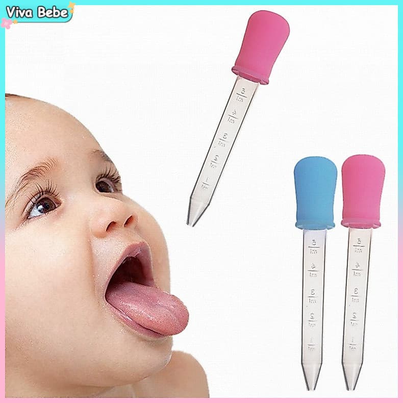 5ml tubo de silicone líquido/conta-gotas Líquido Alimentador De Medicina Alimentos de bebê