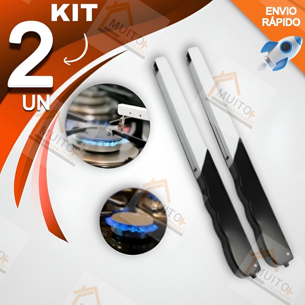 Kit 2 Acendedor De Fogão Isqueiro Fogão Churrasqueira