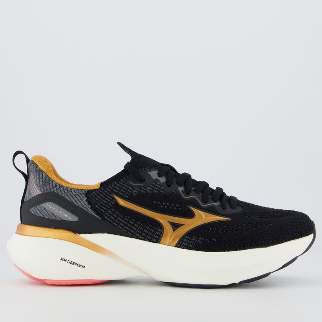 Tênis Mizuno Glow 3 Feminino Preto
