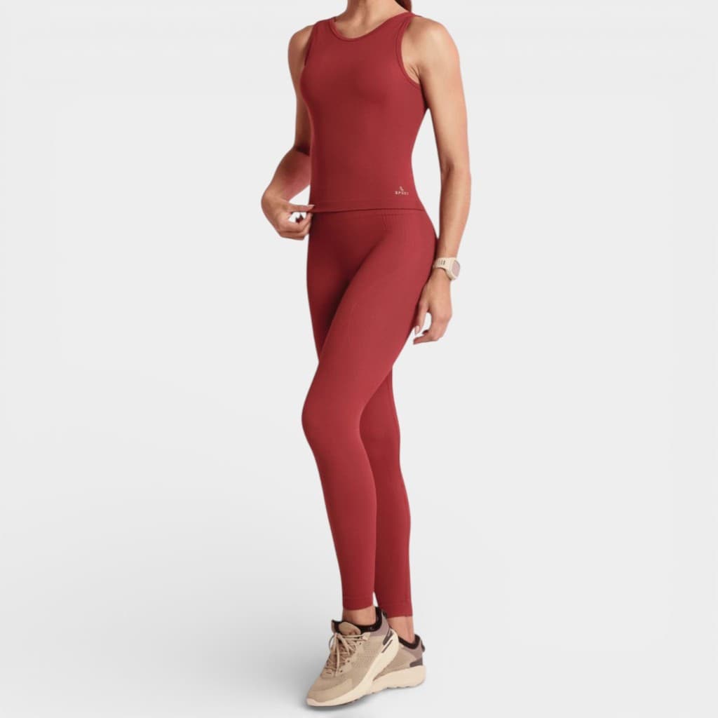 Calça Legging Lupo LSport Seamless Fluidez Feminina - Telha