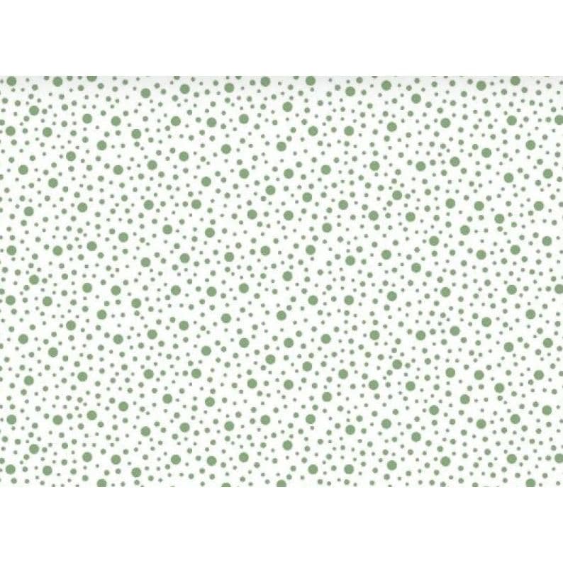 Tecido Tricoline Poá Livorno Verde - 50 x 150 cm - Tecidos Caldeira