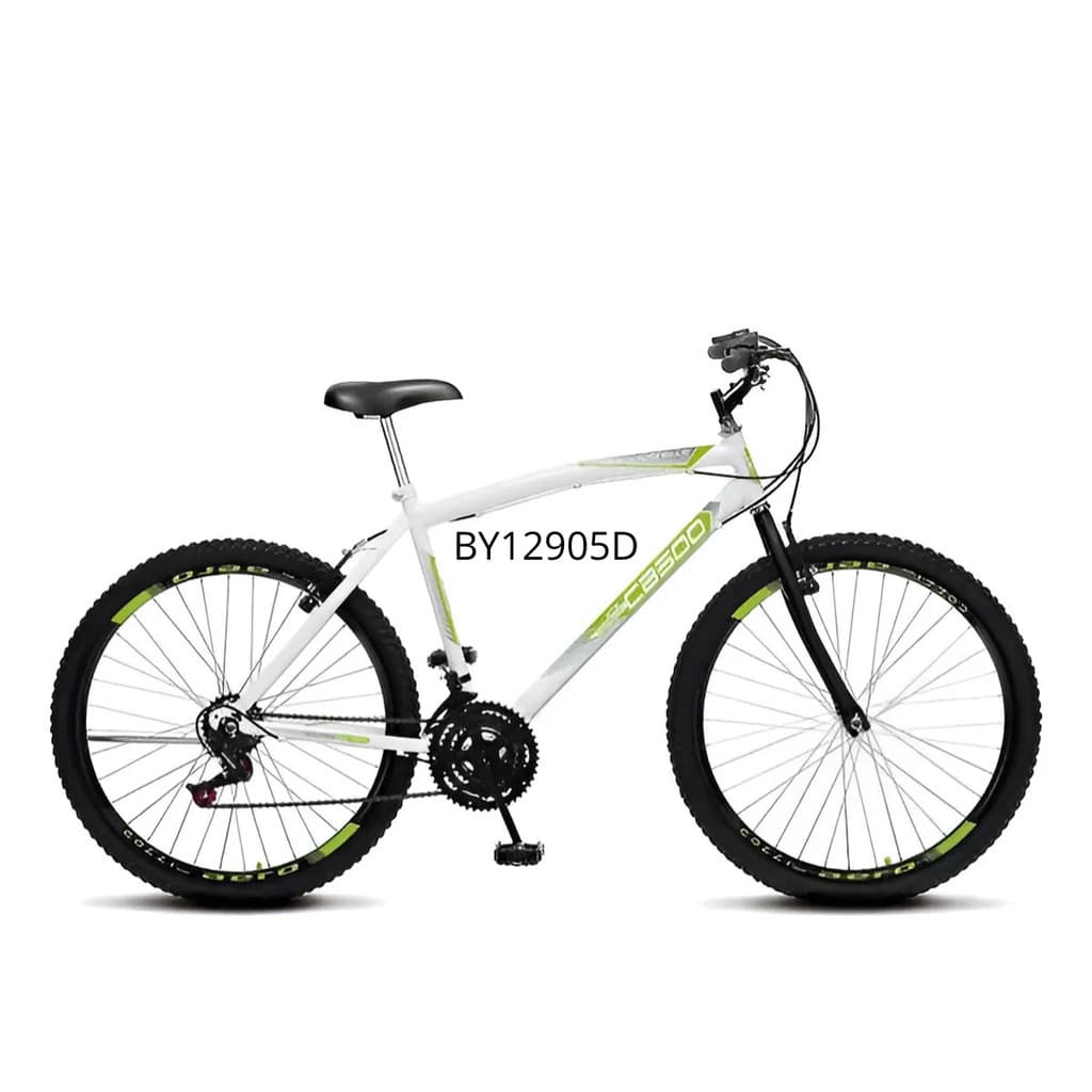 BICICLETA COLLI CB500 ARO 26 18 MARCHAS FREIO V-BRAKE COR BRANCO