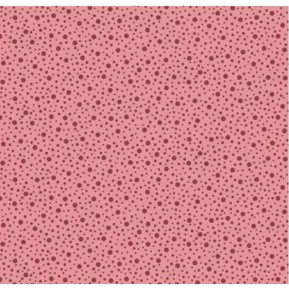 Tecido Tricoline Poá Livorno Rose - 50 x 150 cm - Tecidos Caldeira
