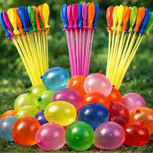 Kit 111 Bexigas De Água Balão P Guerra De Bexiga Enche Rápido