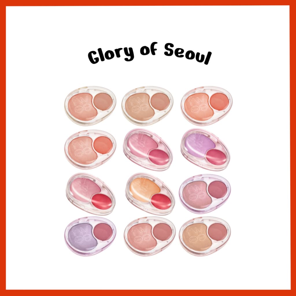 FWEE Blusher Duplo Amarelo (12 Cores)