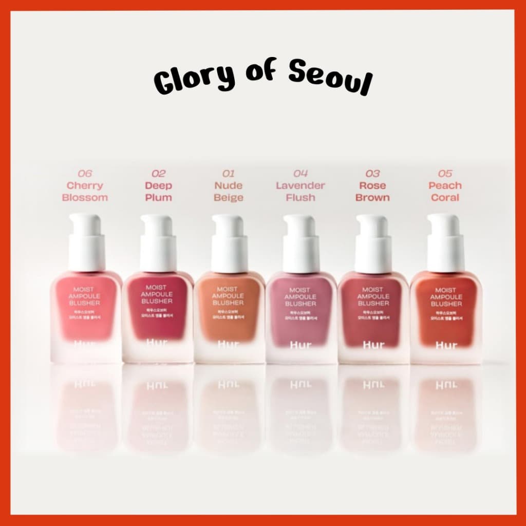 HOUSE OF HUR Moist Ampoule Blusher 10ml, 20ml / 9 Colors