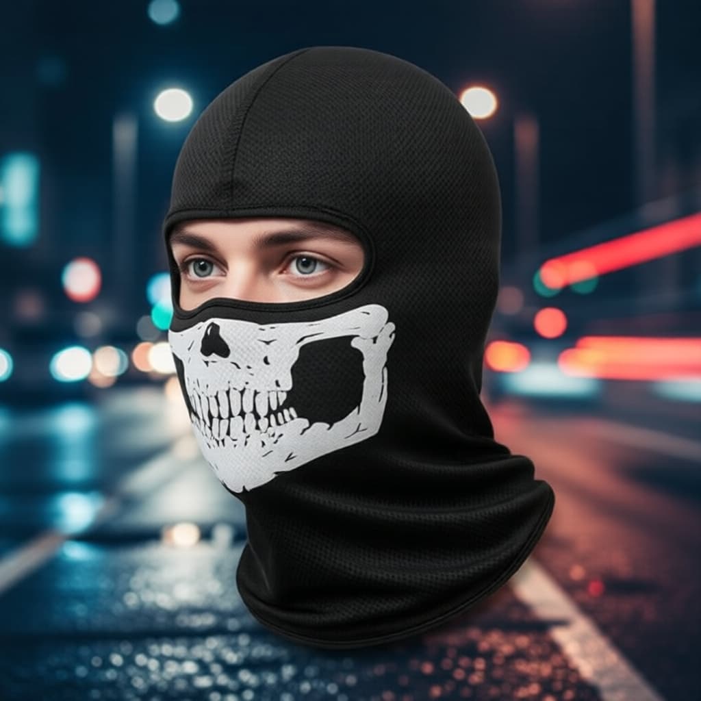 Máscara de Caveira Fantasma do Call of Duty, Balaclava para Cosplay e Festa
