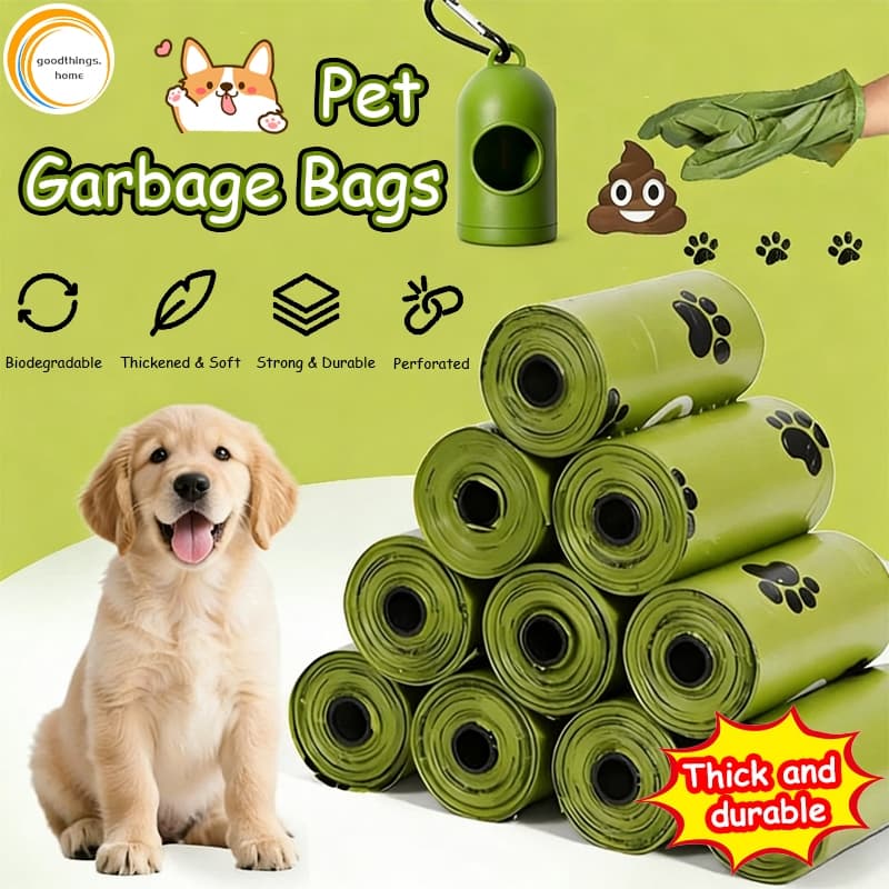 Petsmile Perfumado Biodegradável Saco De Resíduos Para Animais De Estimação Grosso Portátil Cão Gato Cocô Ao Ar Livre An