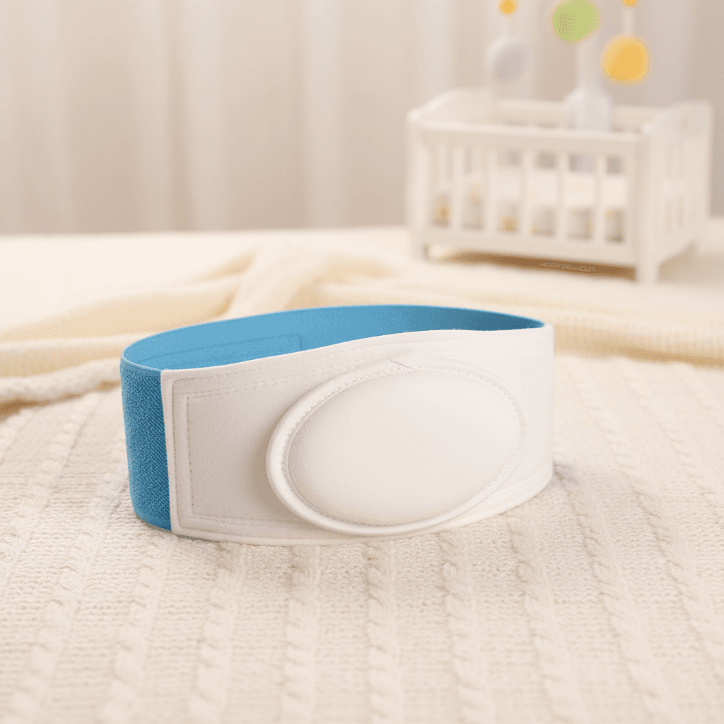 Cinto de Suporte para Hérnia Umbilical para Bebês com 3 Almofadas, Faixa para Umbigo, Aniversário