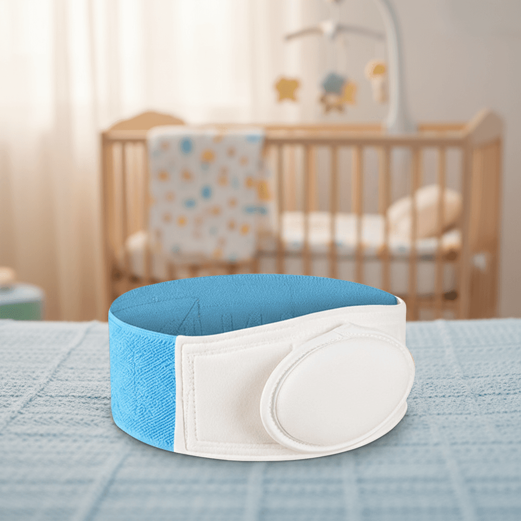 Cinto de Suporte para Umbigo de Recém-Nascido com 3 Almofadas, Faixa Abdominal Infantil para Hérnia Umbilical, Presente