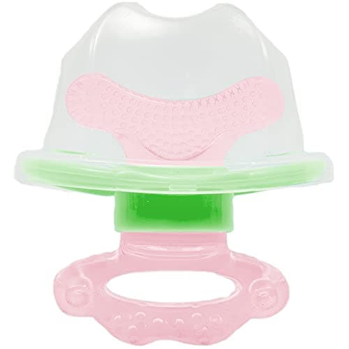 Mordedor com Massageador de Gengiva, BUBA, Rosa