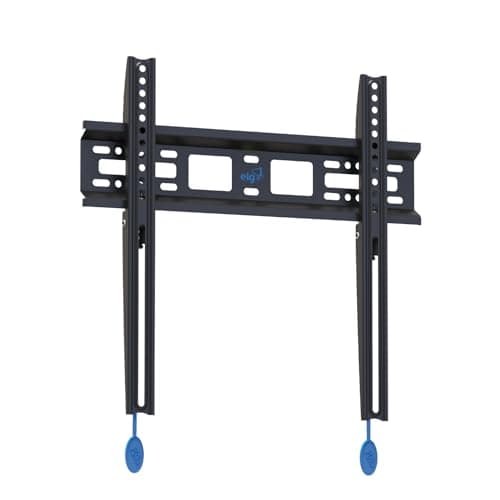 ELG, N01V4, Suporte Fixo de Parede para TVs de 32" a 77", Compatível com TVs Curvas e Planas, Feito em Aço Carbono, Suporta Até 50kg, Preto