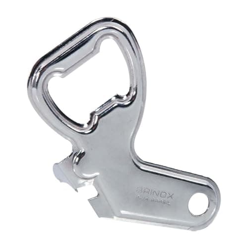 Brinox - Abridor de Latas e Garrafas 9cm Beli - Aço Inox