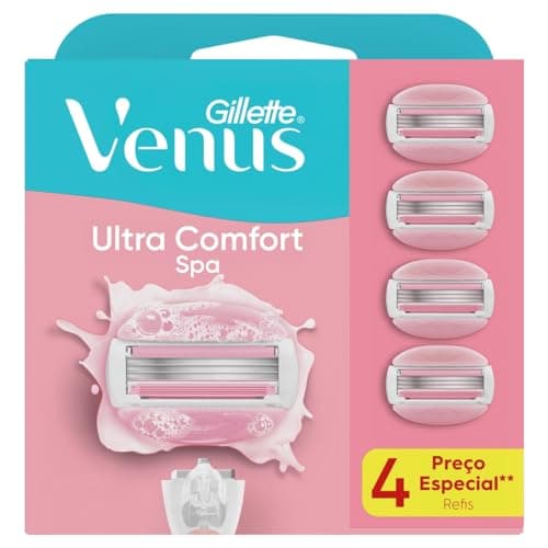 Gillette Venus Spa Carga para Aparelho de Depilação com Barras Umectantes 4 Unidades