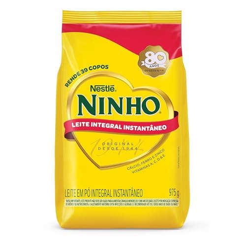 Leite em Pó Ninho Integral Instantâneo Sachê 975g